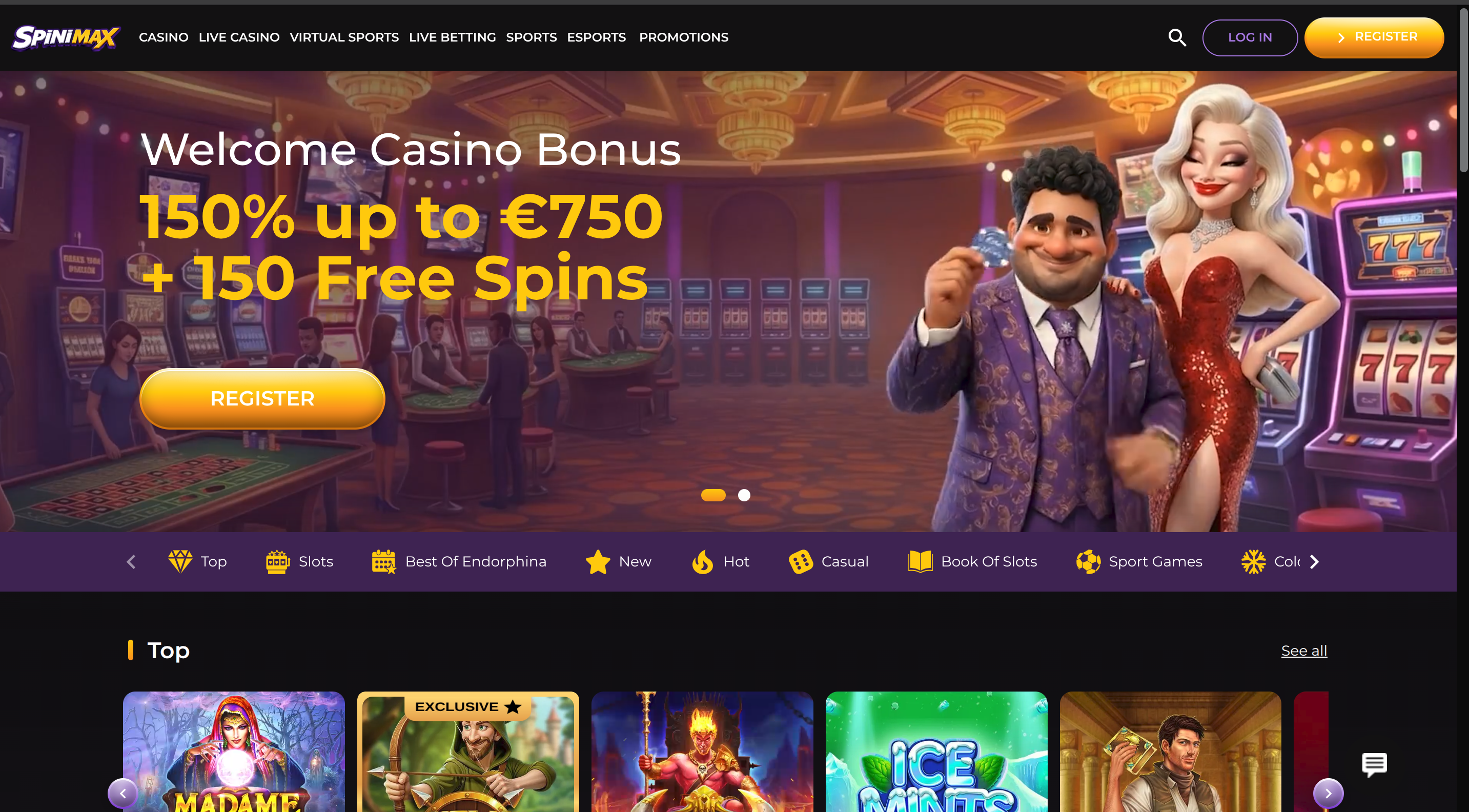 Wat Spinimax casino te bieden heeft